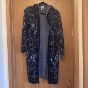 Cute Long Cardigan With Hood